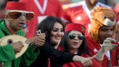 Moroccan football fans